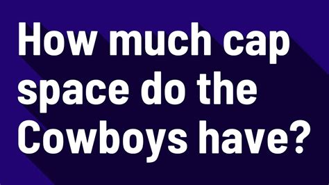 The Dallas Cowboys made two contract restructures and gained around 30 million in cap space, so now does that mean Jerry Jones and the front office can go shopping Author Adam Schultz. . How much cap space do the cowboys have